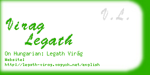 virag legath business card
